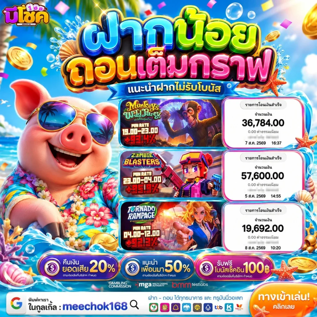 เว็บฝาก10 รับ 100 ใหม่ เปิดตัวอย่างเป็นทางการ เห็นแล้วต้องยิ้มหวาน